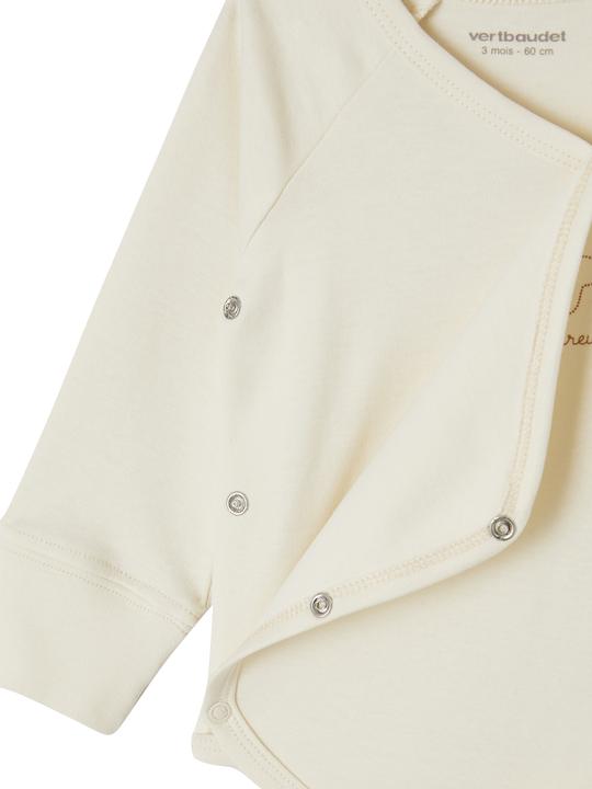 Immagine prodotto Vertbaudet Bio-Kollektion: 3er-Pack mitwachsende Baby Wickelbodys mit langen Ärmeln (50)