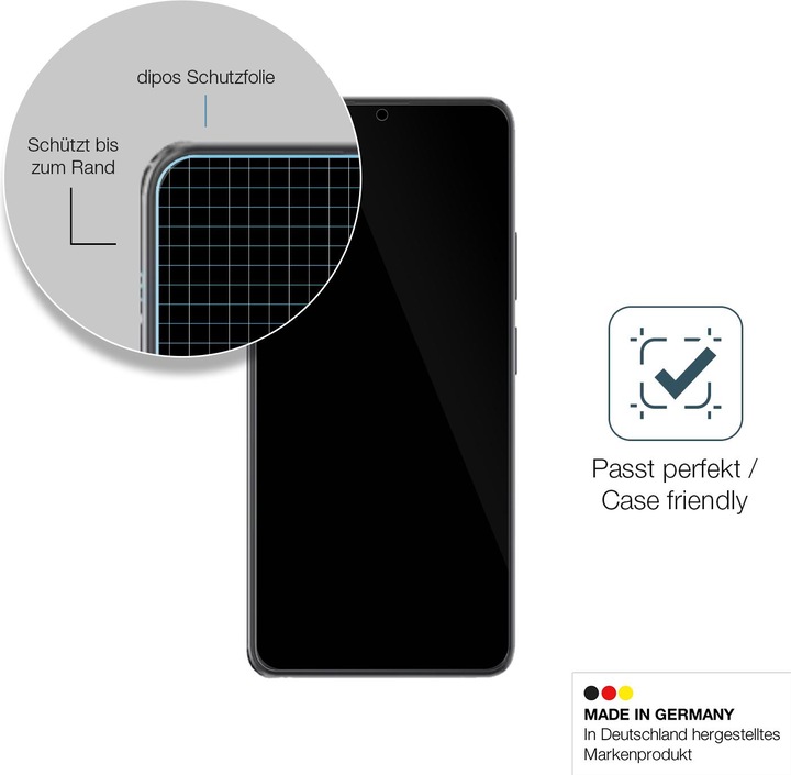Actual product image Dipos Anti-Shock Screen Protector Clear (1 Piece, Cubot A20)