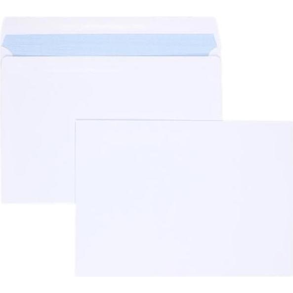 Blanke, Briefumschlag, Briefumschläge C5 90g/qm selbstklebend VE=500 Stück weiss (162 x 229 mm, 500 x)