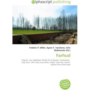 Farhud, Fachbücher von Agnes F. Vandome, Frederic P. Miller, John McBrewster
