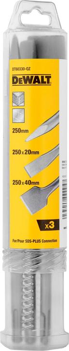 Actual product image DeWalt Set SDSPlus chisel 3pcs.