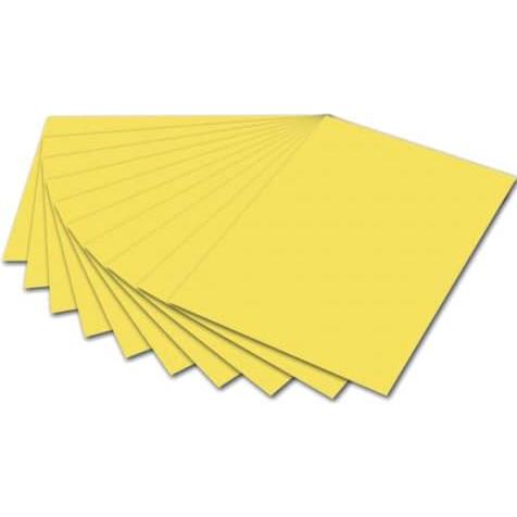 Thumbnail - Folia, Bastelpapier, Tonpapier, DIN A4, 130 g/qm, zitronengelb (130 g/m², 100 x)