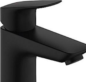 Produktbild hansgrohe HG Einhebel-Waschtischmischer 100 LOGIS DN 15 m PushOpen AG mattschwarz