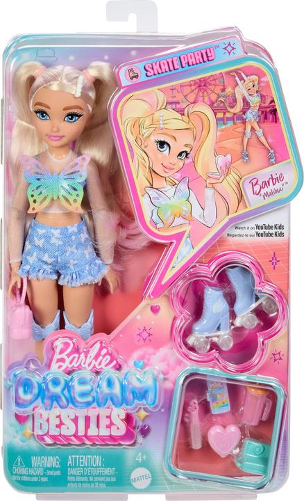Actual product image Barbie Dream Besties Roller Skate Malibu