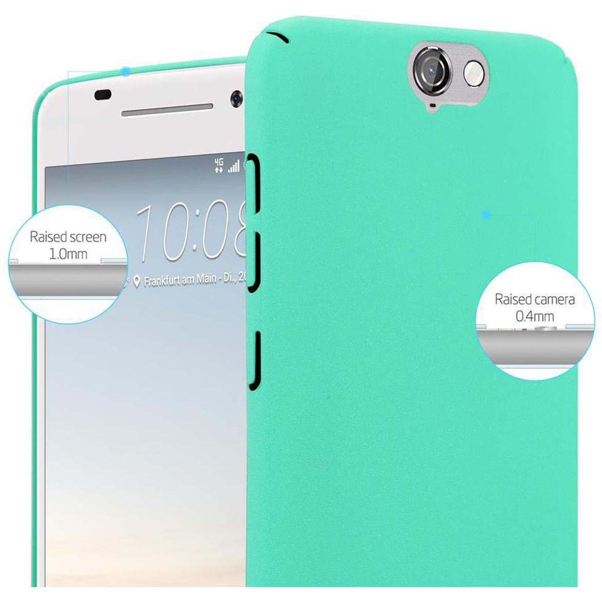 Thumbnail - Cadorabo Hard Cover Frosty Cover (HTC One A9), Smartphone Hülle, Grün