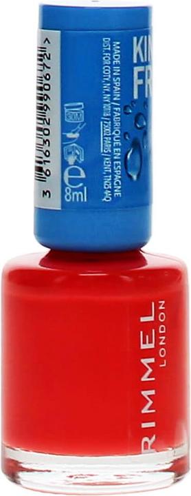 Produktbild Rimmel London RIMMEL Kind & Free Clean Nail Polish lakier do paznokci 155 Sunset Soar 8ml (155 Sunset Soar, Farblack)