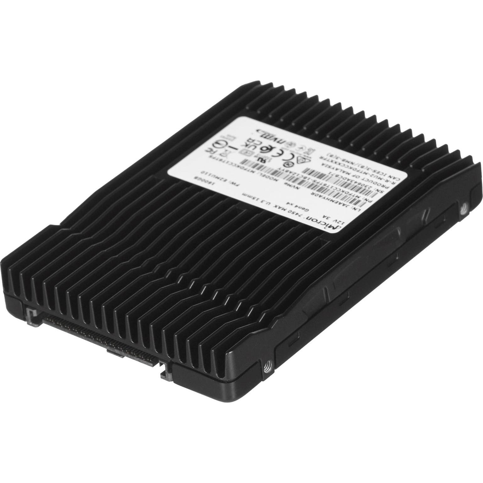 Thumbnail - Micron 7450 MAX NVMe U.3 SSD (1600 GB, 2.5"), SSD