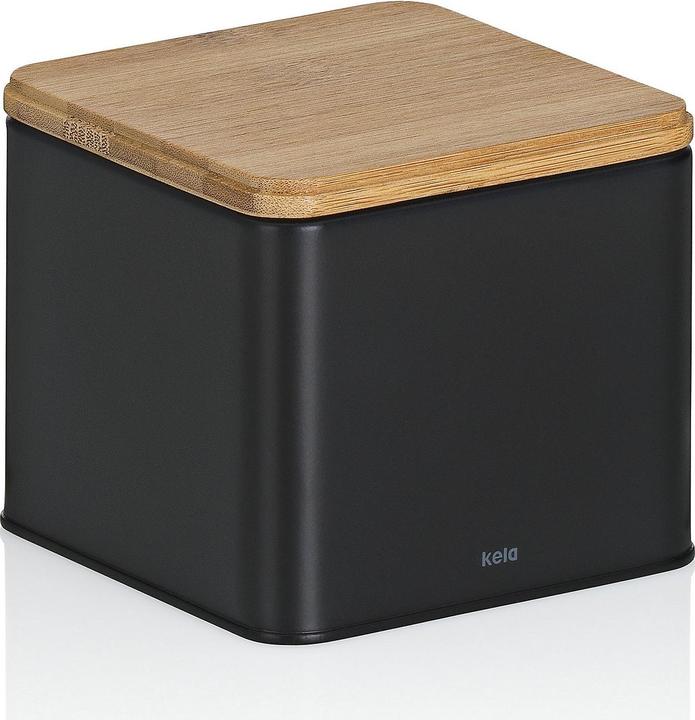 Kela Storage jar Kiril black (0.80 l)