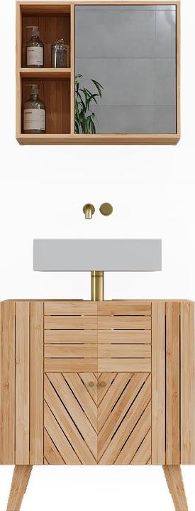 Produktbild Vicco Badmöbel-Set Lucie, Bambus, 2 Teile