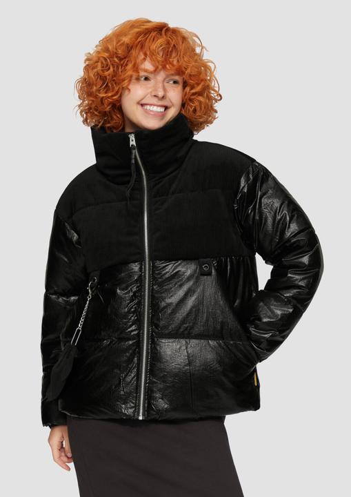 Actual product image S.Oliver Outdoor-Jacke Steppjacke im Fabricmix mit abnehmbarer Tasche (XXL)