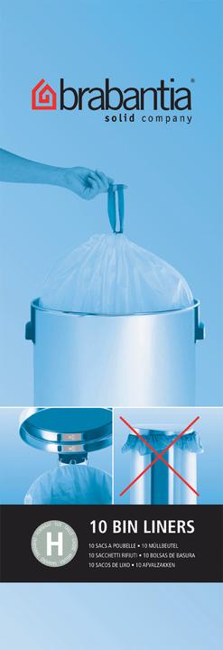 Productafbeelding Brabantia PerfectFit maat H, 50l (10 x, 60 l)