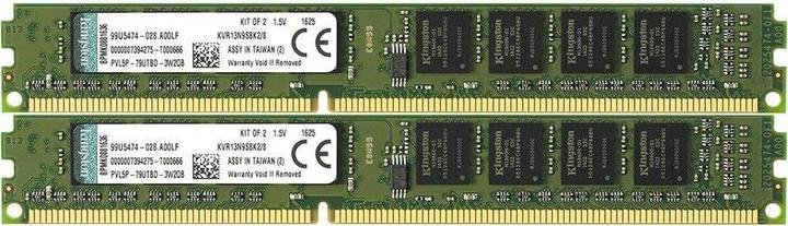 Produktbild Kingston ValueRAM (2 x 4GB, 1333 MHz, DDR3-RAM, DIMM)