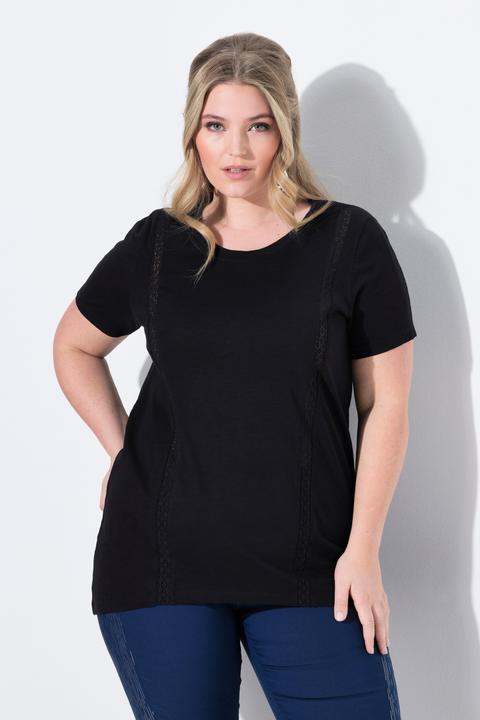 Produktbild Miamoda T-Shirt, A-Linie, Spitzenbänder (44)