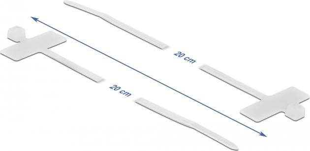 Produktbild Delock Cable Tie with Label Tap (200 mm, 10 Stk.)
