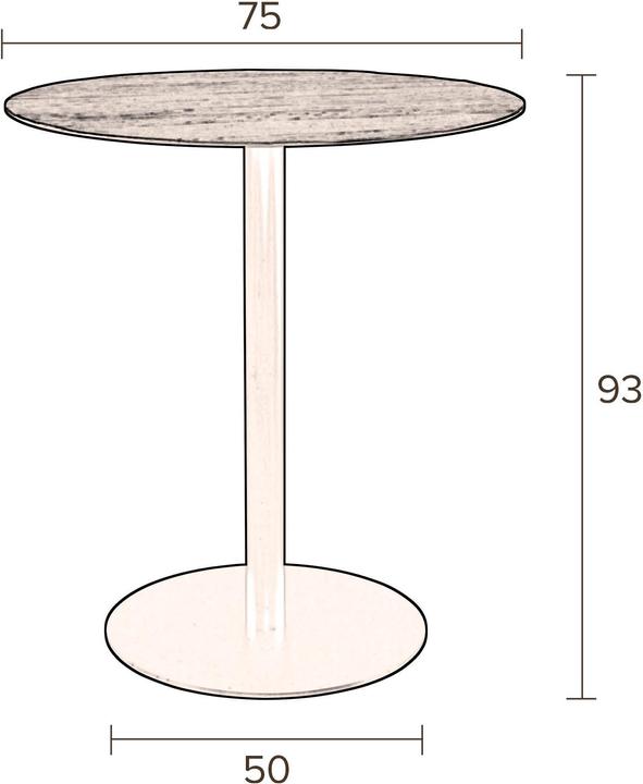 Produktbild Dutchbone Braza (Ø 75 x 93 cm)