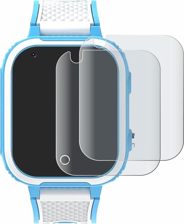 Produktbild BROTECT Fullscreen für Olivfant Kids Smartwatch 1.44" Schutzfolie Displayschutz Folie Matt