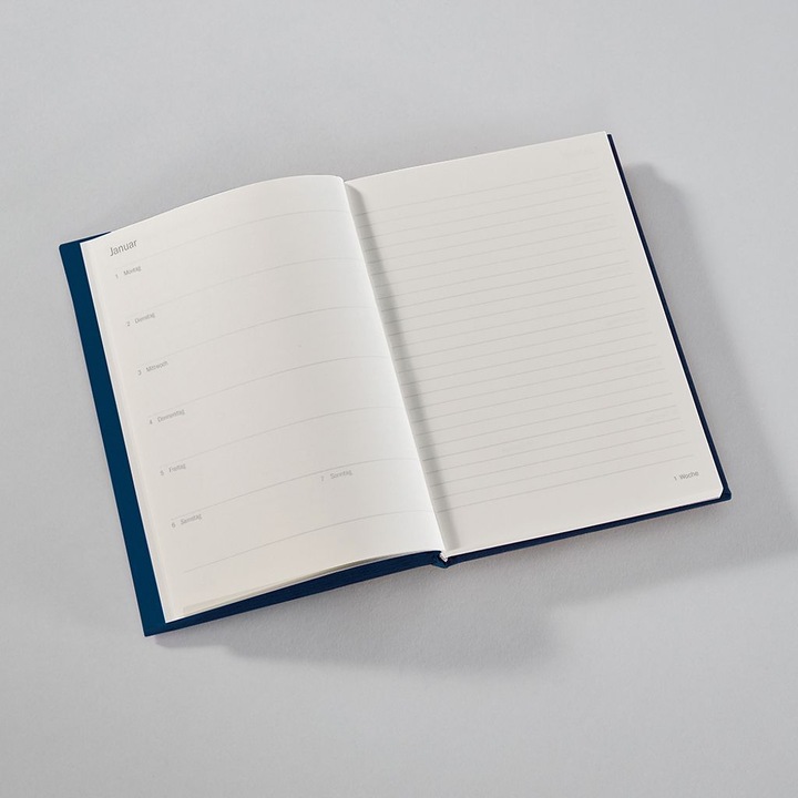 Produktbild Semikolon HL Wochenkalender & Notizbuch 2024 (A5), 13 Monate, Marine, DE