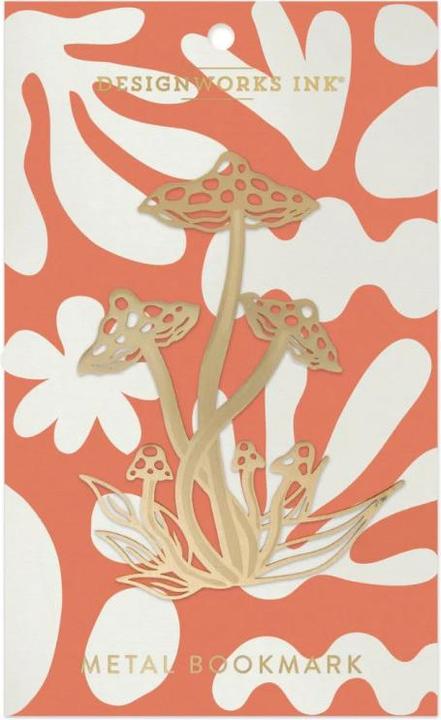 Designworks Book Mark Metal - Mushroom