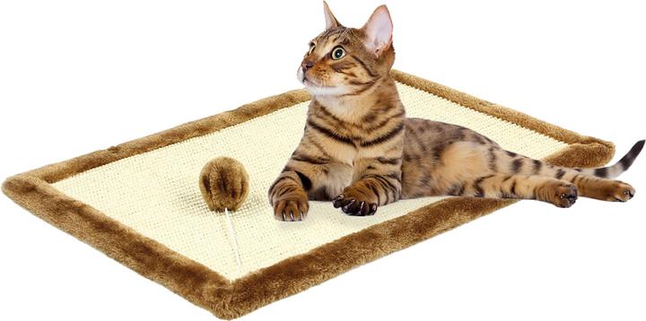 Actual product image Swisspet Scratch Mat Felipe (Brown, Beige)