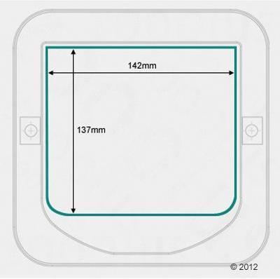Produktbild SureFlap Mikrochip Katzentüre (Mikrochip Katzenklappe)