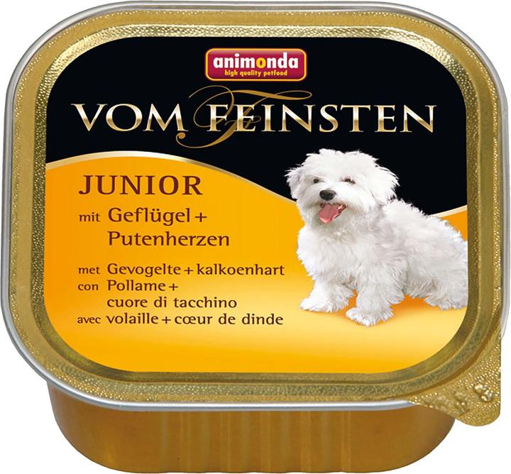 animonda Vom Feinsten JUNIOR Geflügel & Putenherz (Junior, 1 Stk., 150 g)