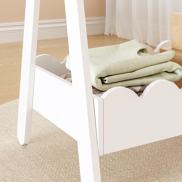 Immagine prodotto En.Casa Kindergarderobe Vestnes 99x66x38 cm Weiss