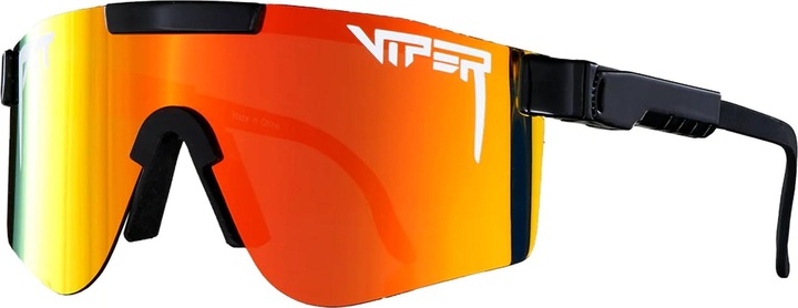 Actual product image Pit Viper The Mystery Polarized Double Wide (Black, Orange)