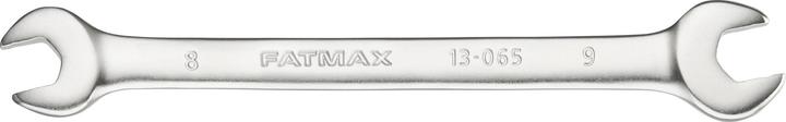 Produktbild Stanley FatMax Doppel-Maulschlüssel FMMT13065-0 (8 x 9 mm, 15° gekröpft, mit Anti-Rutsch-Profil für (9 mm)