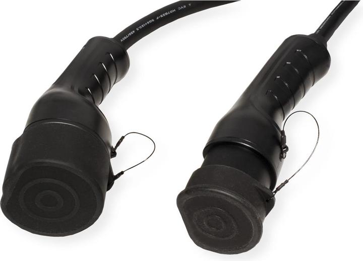 Image du produit Roline Câble de recharge pour voiture électrique (Type 2, 22 kW, 32 A, 3 m)