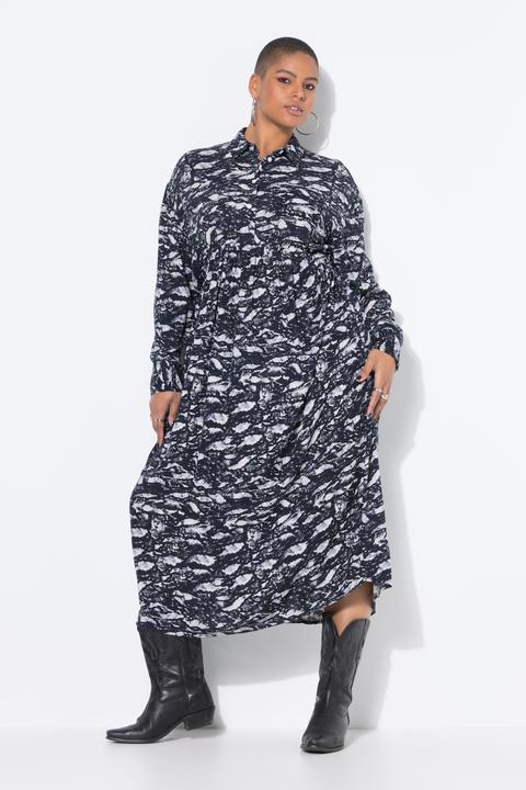 Produktbild Studio Untold Midi-Hemdblusenkleid, oversized, Alloverprint (42, 44)