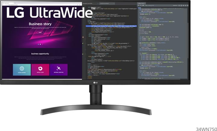 LG 34WN750-B (3440 x 1440 Pixel, 34")