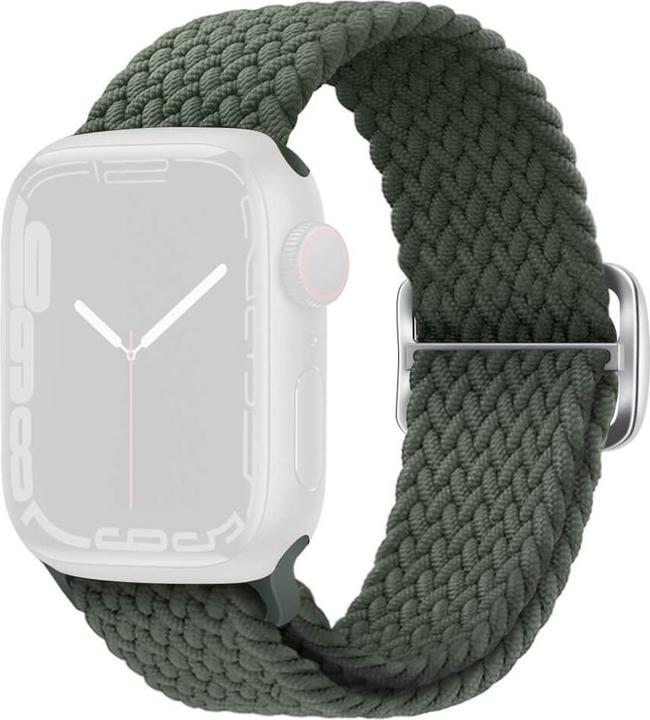 Productafbeelding Cover-Discount Apple Watch 42/41/40mm - Nylon gevlochten vervangend bandje (Nylon)