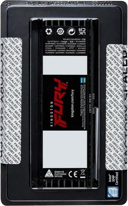 Image du produit Kingston Fury Renegade Pro EXPO 128GB Kit (8 x 16GB), DDR5, 6400MT/s, CL32, Overclockable, ECC, AMD EXPO, RDI (8 x 16GB, 6400 MHz, RAM DDR5, DIMM)
