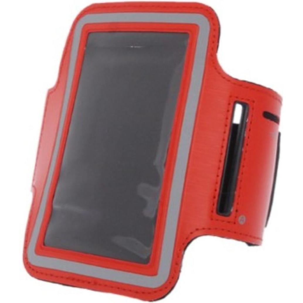 Thumbnail - König Design Sportarmband Tasche für Handy iPhone 5 / 5s / 5c rot, Smartphone Sportarmband, Rot