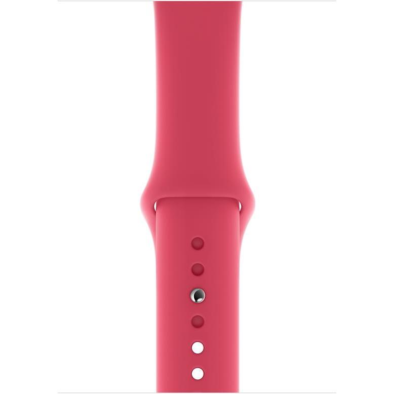 Apple Sportarmband 44mm (Fluorelastomer), Uhrenarmband, Rot