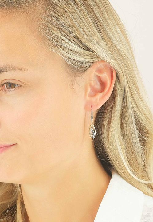 Image du produit Muau Boucles d'oreilles (750, Or blanc, Or jaune 18 carats)