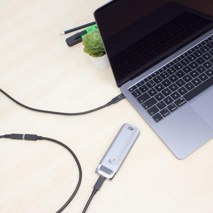 Actual product image ACT USB 3.2 Gen1 extension cable C male - C female 2 meters (2 m, USB 3.2 Gen 1, 60 W)