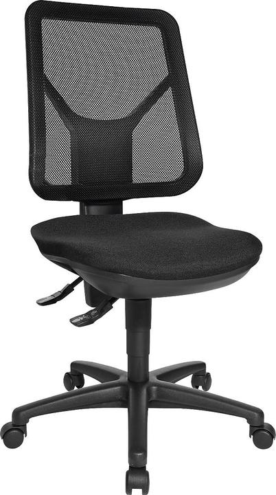 Actual product image Topstar ERGO NETZ office chair, permanent contact, without armrests, mesh backrest, intervertebral disc seat