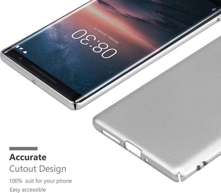 Produktbild Cadorabo Hard Cover Matt Metall Cover (Nokia 8 Sirocco)
