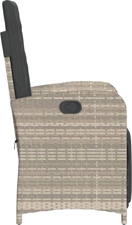 Produktbild vidaXL Gartensessel mit Fussteil 2Stk. Verstellbar