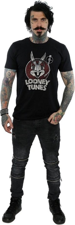 Image du produit Looney Tunes T-shirt en coton avec logo Bugs Bunny pour homme (XL)