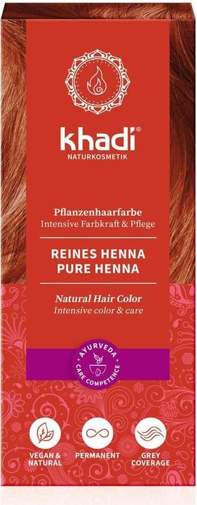 Actual product image Khadi Pure Henna (Red)
