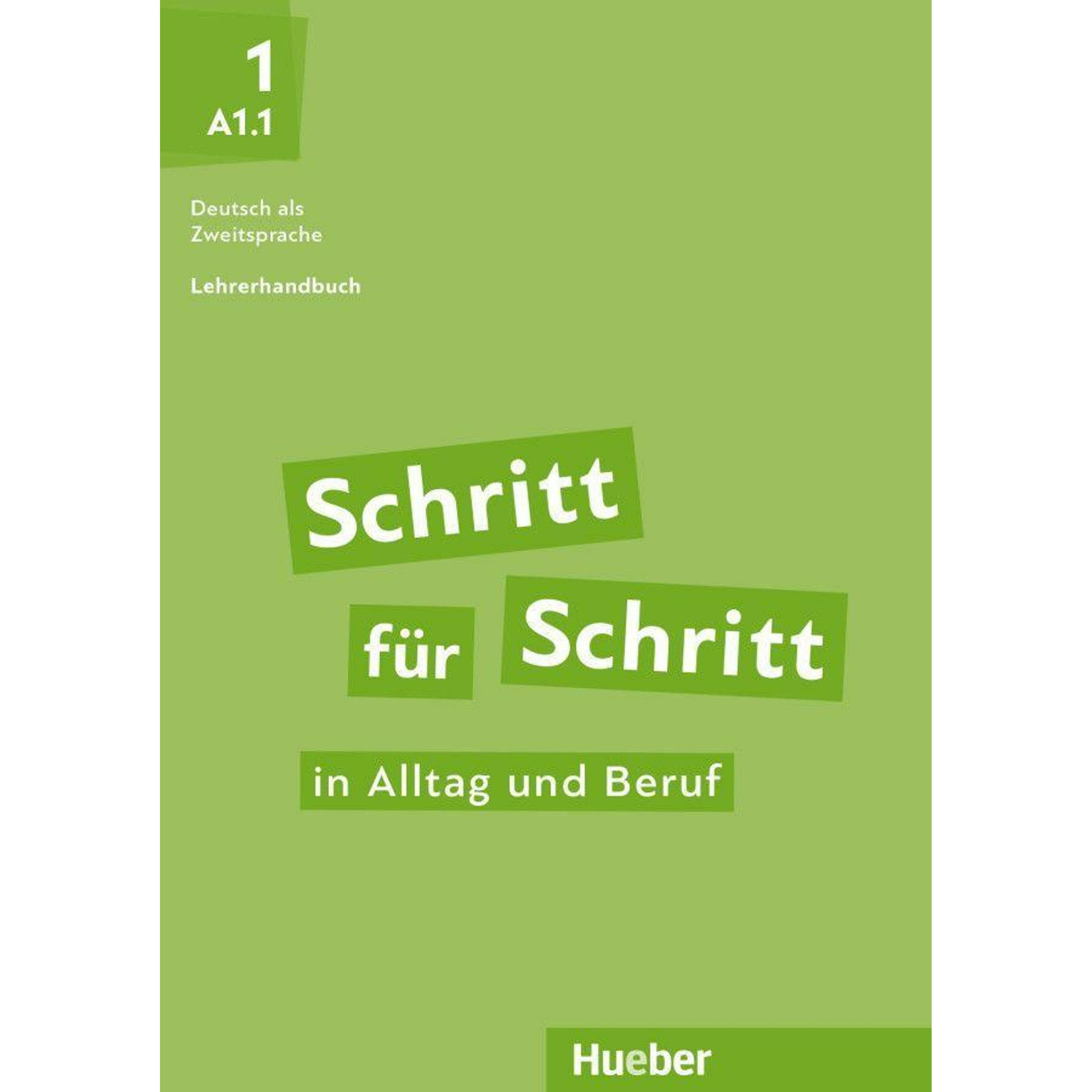 Schritt für Schritt in Alltag und Beruf 1 / Lehrerhandbuch, Schulbücher von Susanne Kalender, Isabel Krämer-Kienle, Petr...