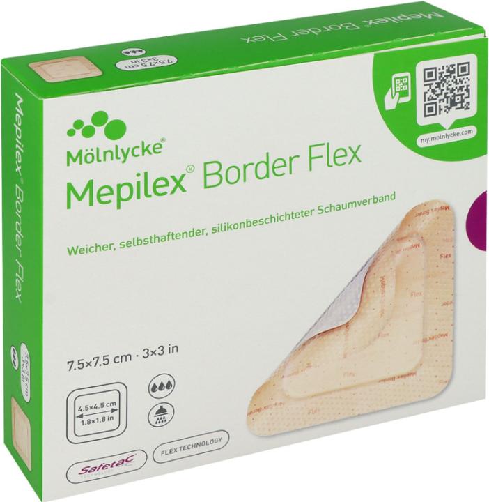 Produktbild Mepilex Border Flex Lite 7.5x7.5cm 5 Stk (5x)
