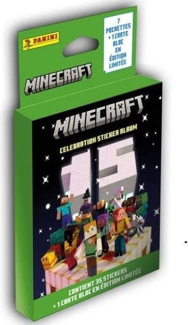Produktbild Panini Minecraft Celebration Sticker - Ecoblister (Booster Pack)