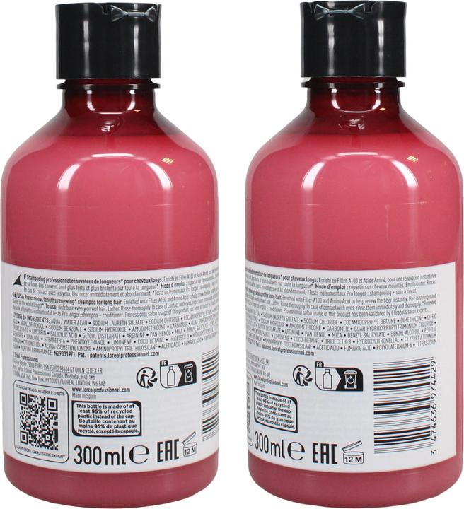 Immagine prodotto L'Oréal Paris PRO LONGER Shampoo professionale (Shampoo liquido, 300 ml)