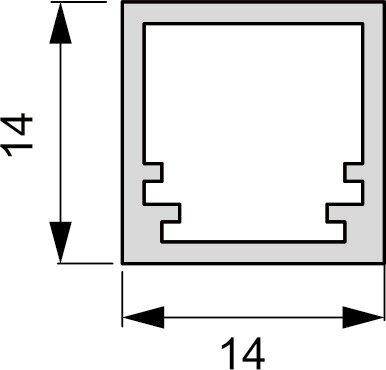 Immagine prodotto L&S Profilo LED Fineline transpa. L: 295mm