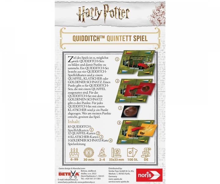 Actual product image Noris Harry Potter - Quidditch (German)