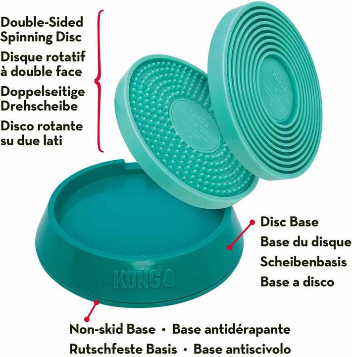 Produktbild KONG Licks Spinz L 20x20x4,5cm (Futterspielzeug Hund)