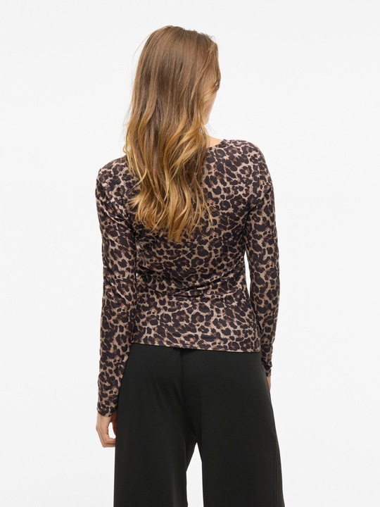 Actual product image Vila Leoprint top with long sleeves (XL)